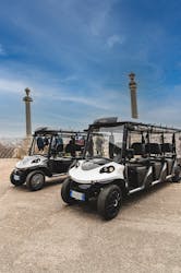 Rome city highlights guided tour by golf cart